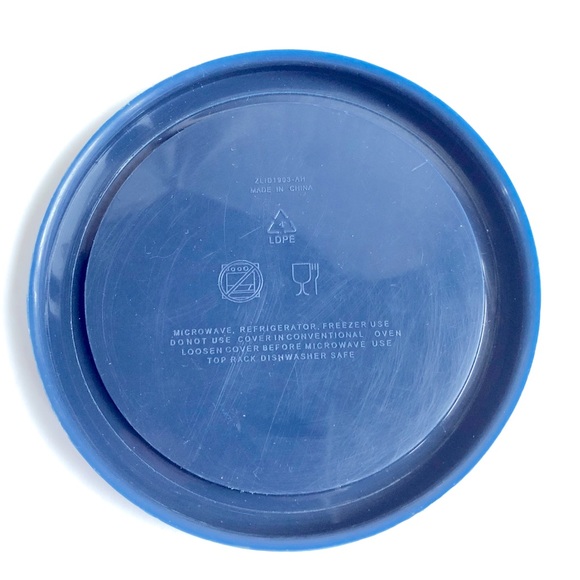 Anchor Hocking Bowl w/ Lid 2 Cups 1903-AH Blue - Picture 6 of 13